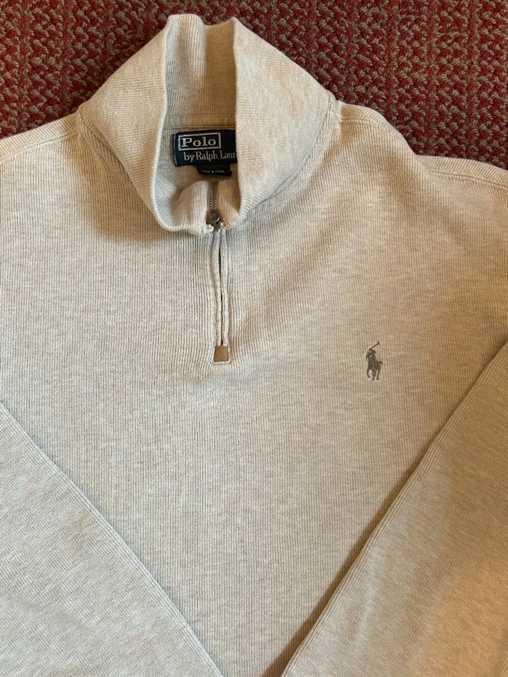 Mens Quarter-Zip Pullover POLO by Ralph Lauren